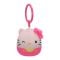 Плюшен ключодържател, Squishmallows, Hello Kitty, 9 см