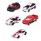 Комплект 5 метални колички, Majorette, Toyota Racing