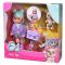 Комплект за игра с кукла, Evi Love, Teddy bike