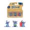 Комплект 3 фигурки, Jada, Disney Stitch, 4 см