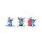 Комплект 3 фигурки, Jada, Disney Stitch, 4 см