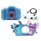 Цифрова фото-видео камера с калъф, Lexibook, Disney Stitch
