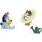 Комплект за игра с 2 фигурки, Bluey, Spring Time, Bluey и Muffin