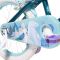 Велосипед с помощни колела, Huffy, Disney Frozen, 16 инча, Син