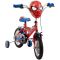 Велосипед с помощни колела, Huffy, Marvel Spiderman, 12 инча, Червено