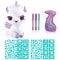 Плюшена играчка за оцветяване, Airbrush Plush, Glow in the dark, Magic Unicorn