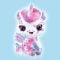 Плюшена играчка за оцветяване, Airbrush Plush, Glow in the dark, Magic Unicorn