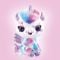 Плюшена играчка за оцветяване, Airbrush Plush, Glow in the dark, Magic Unicorn
