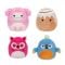 Комплект 4 плюшени играчки, Squishmallows, Micromallows