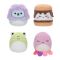 Комплект 4 плюшени играчки, Squishmallows, Micromallows