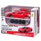 Комплект за сглобяване на метална количка, Maisto, Ferrari 488 Pista, 43 части, 1:24, Червена
