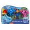 Комплект 4 фигурки, Blues Clues and You, Blue, Magenta, Josh and Shovel and Pail
