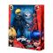 Комплект от 2 кукли Miraculous, Ladybug, Zag Heroez, Ladybug и Cat Noir, 30 см