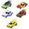 Комплект 5 метални колички Dacia 1300 и Dacia Duster, Majorette, 7 см
