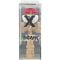Дървена играчка за сръчност, Kendama X, Super Sticky, 18 cм, Червено, Бяло, Жълто