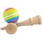 Дървена играчка за сръчност, Kendama X, Super Sticky, 18 см, Многоцветна