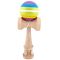Дървена играчка за сръчност, Kendama X, Super Sticky, 18 см, Многоцветна
