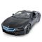 Количка с дистанционно управление, Rastar, BMW I8 Roadster, 1:12, Черна