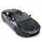 Количка с дистанционно управление, Rastar, BMW I8 Roadster, 1:12, Черна