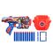 Бластер с 10 дунапренени стрелички, Nerf, Captain America, F9717