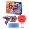 Бластер с 10 дунапренени стрелички, Nerf, Captain America, F9717