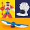 Комплект за игра с фигурка, Play-Doh, Marvel, Captain America и Moto Slicer, G0555