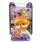 Мини чантичка във формата на животно с аксесоари, Polly Pocket, Лисица, HRD39