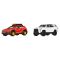 Комплект 2 метални колички Hot Wheels, Subaru Crosstrek и Toyota 4Runner 2018, JBK98