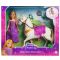 Комплект кукла Рапунцел и кон Максимус, Disney Princess, HLW23