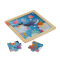 Мини дървен пъзел, Fisher Price, Океан, 9 части, HXV17