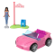 Комплект за игра с превозно средство и кукла Barbie, Mini BarbieLand, HYF38
