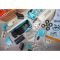 Строителен комплект, Airfix Quickbuild, Vw Camper Van Blue, 52 части