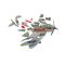Строителен комплект, Airfix Quickbuild, Plane D-Day Spitfire, 34 части