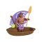 Мини фигурка изненада с лодка, Disney Princess, Vaiana 2, JBT68