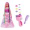 Кукла с аксесоар за коса, Barbie Dreamtopia Twist n Style, JCW55