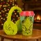 Комплект чаша с капак и зимни наушници, Grinch