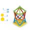 Строителна игра Geomag, Magnetic Supercolor, 60 части