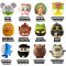 Плюшен ключодържател изненада, Brainrot, Mini Super Squeeshy, 10 см