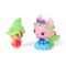 Комплект 2 фигурки, Gabbys Dollhouse, Queen Kitty Fairy and Kitty Gnome, 6074330