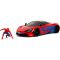 Комплект количка и фигурка, Jada, Marvel, Mclaren 720S и Spider-Man