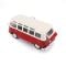 Метална количка, Maisto, Volkswagen Van Samba, 1:25, Червена