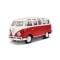 Метална количка, Maisto, Volkswagen Van Samba, 1:25, Червена