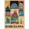 Пъзел Clementoni, Style in the City Barcelona, 1000 части