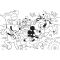 Подов пъзел 2 в 1 Lisciani, Mickey Mouse, Макси, 4 x 48 части