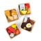 Комплект за игра, Melissa & Doug, Дървени хранителни продукти, 21 части, 6074866