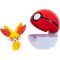 Фигурка в топка Clip N Go Pokemon S2, Fennekin и Poke Ball