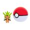Фигурка в топка Clip N Go Pokemon S2 - Chespin и Poke Ball