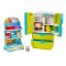 Хладилник с 2 врати и аксесоари, Little Chef, Зелен