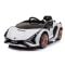 Електрическа количка, Lamborghini Sian, 12V, Бяла