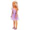 Кукла Clara в парти тоалет, Dollz And More, с лилава рокля, 80см